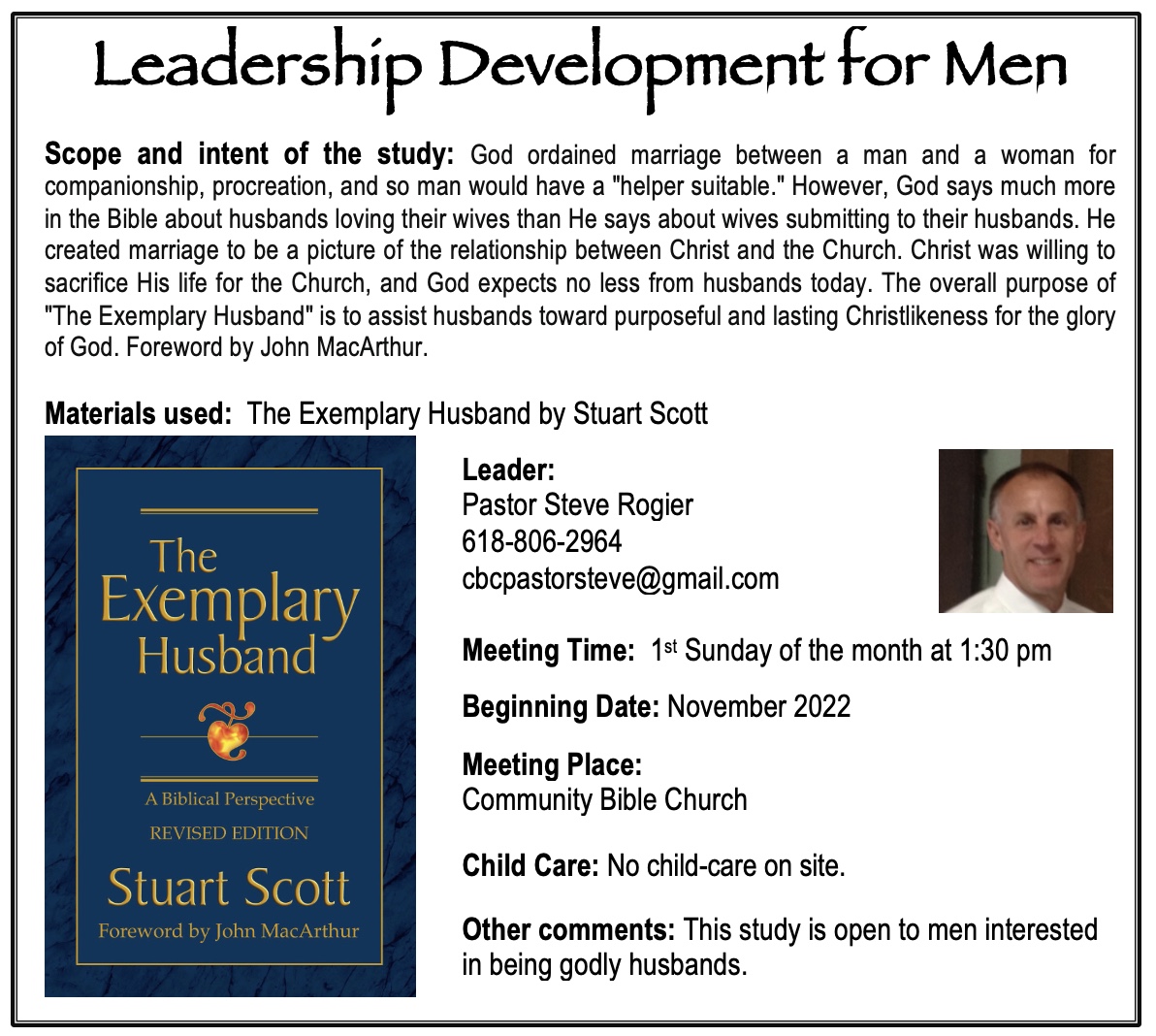 Leadership for Men