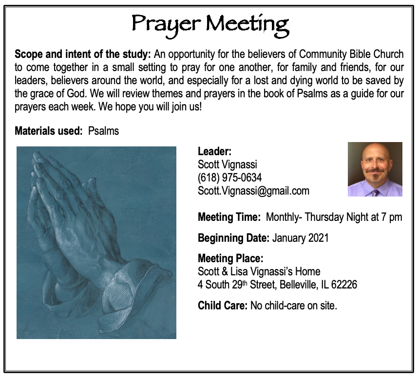 Prayer Meeting